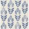NuWallpaper Blue Folk Tulip Peel & Stick Wallpaper
